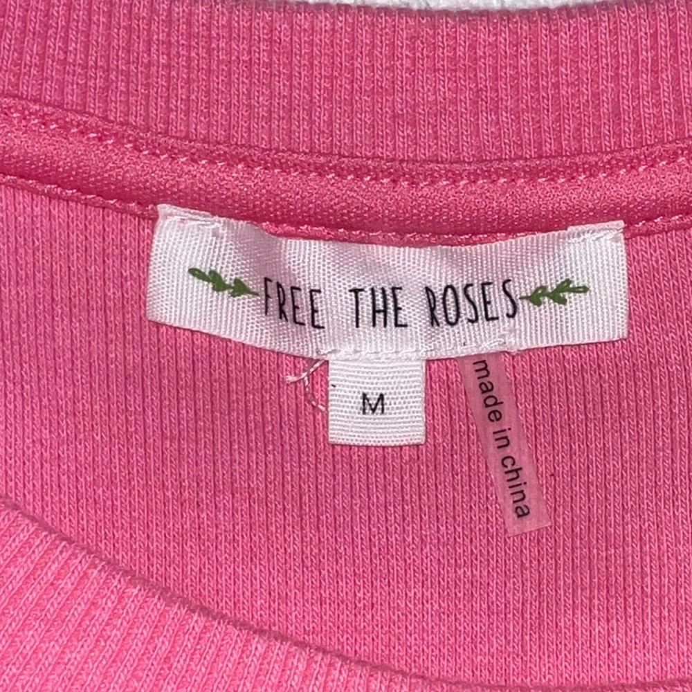 Free the Roses Pink Ruffle Tank Top - Picture 2 of 2